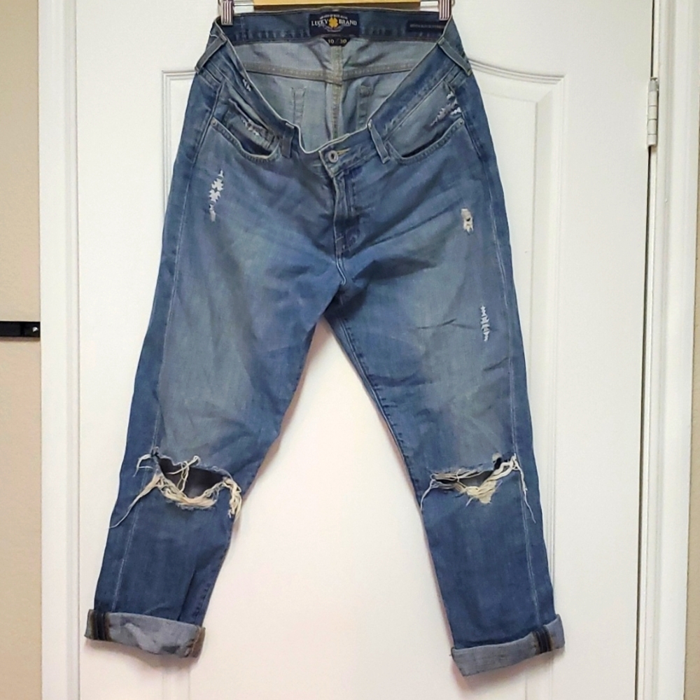Lucky Brand Sienna Slim Boyfriend, size 10/30